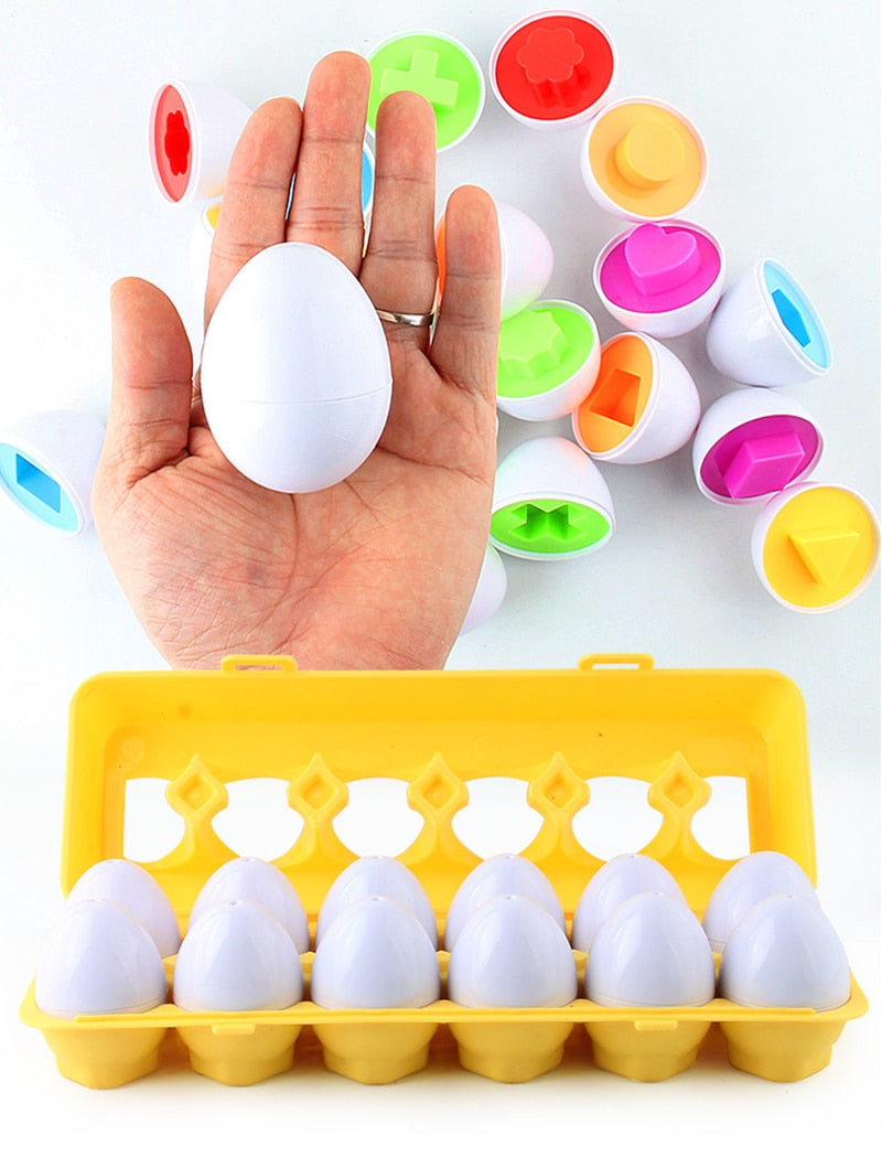 Montessori Matching Eggs Toy for Toddlers