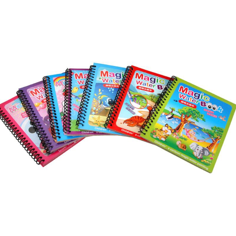 Reusable Water Coloring Book - Assorted Themes